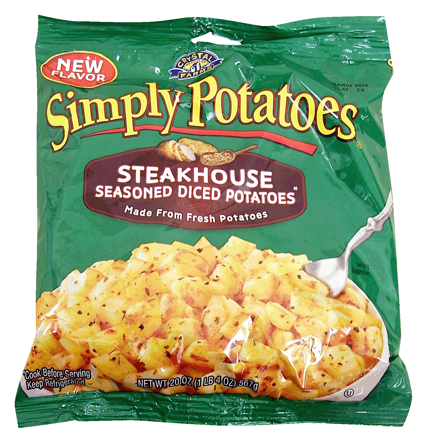 Simply Potatoes&nbsp;&nbsp;steakhouse seasoned diced potatoes Full-Size Picture